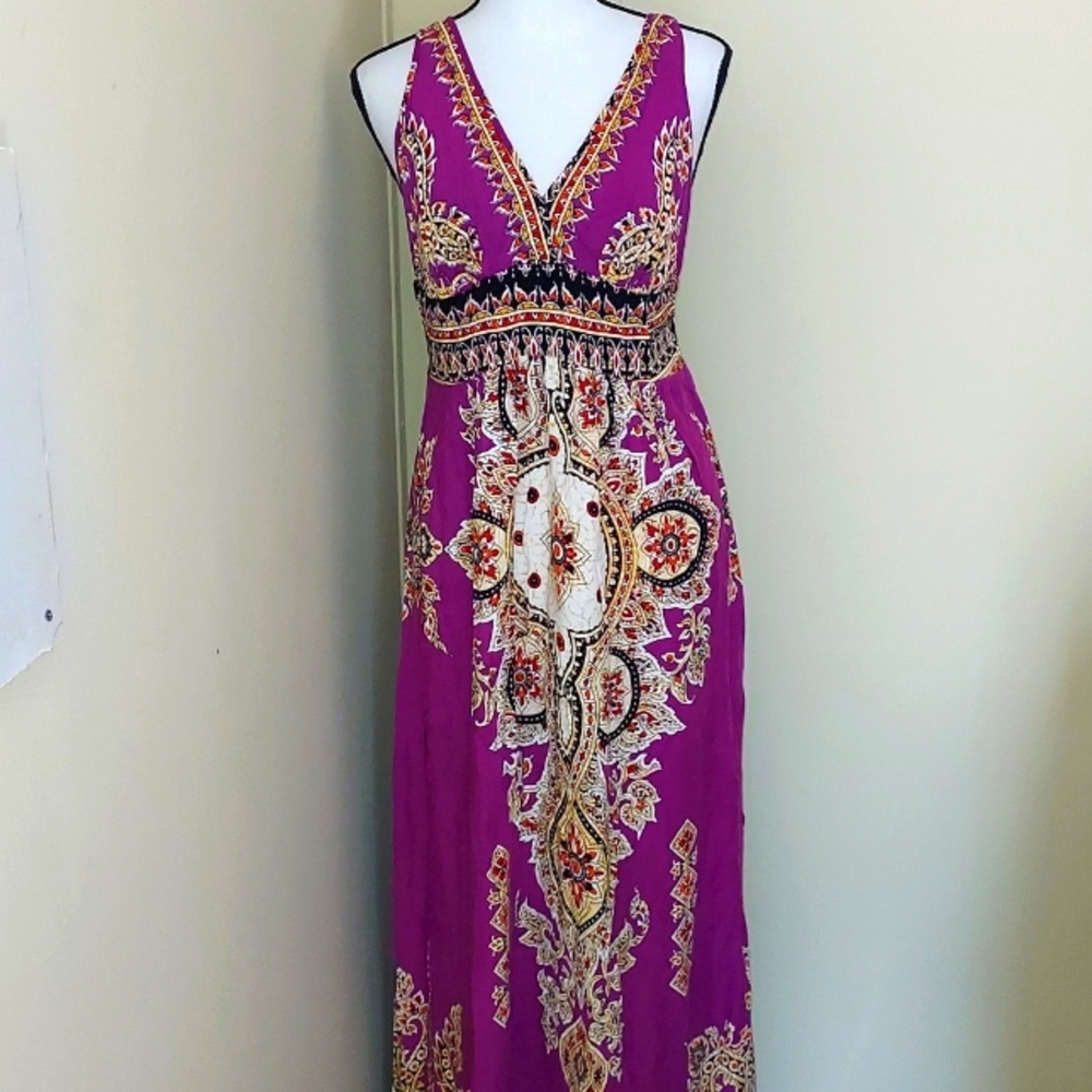 Temptations Women's Purple Maxi Dress
